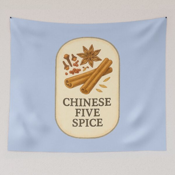 Item preview, Chinese Five Spice Vintage Art designed and sold by PinUpPizzazz.