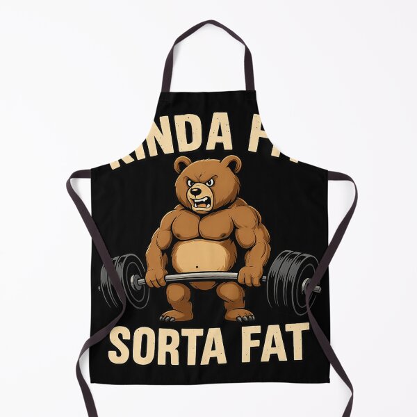 Item preview, Kinda Fit Sorta Fat Bear Weightlifting Design designed and sold by haitrieuic96.