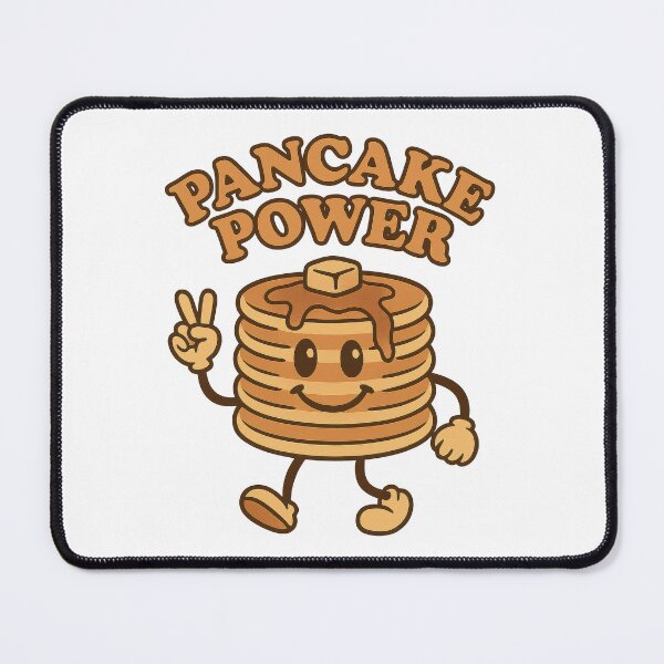 Item preview, Pancake Power – Cute Retro Breakfast Stack Design designed and sold by inkoutninja.