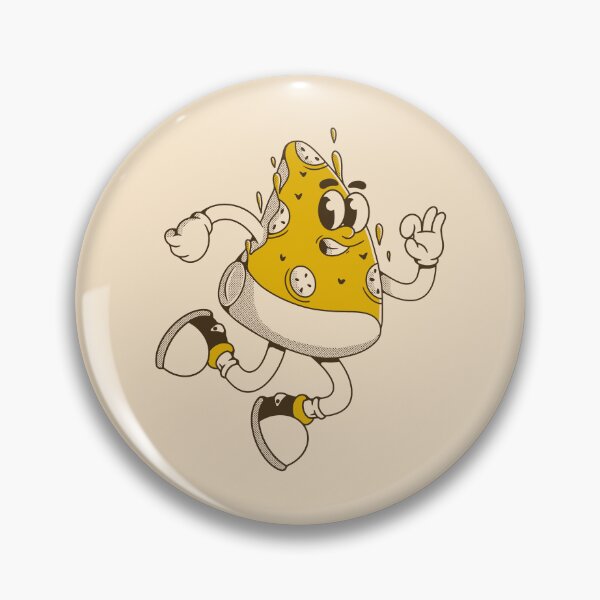 Item preview, Cool Running Cheese Cartoon Mascot Illustration designed and sold by adipra.
