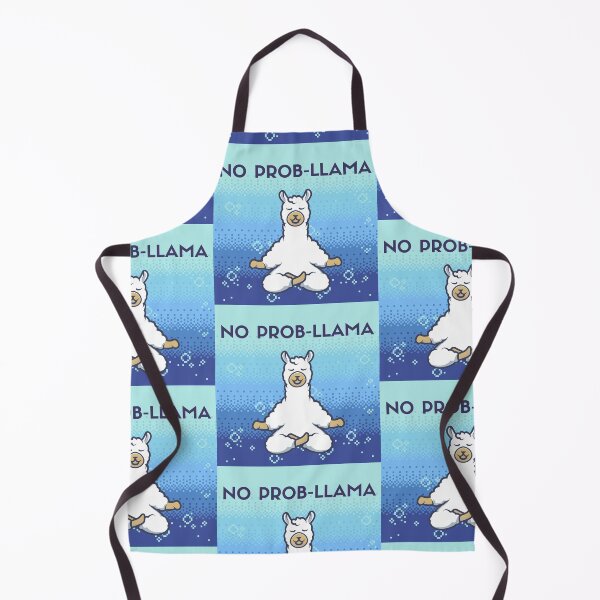 Item preview, No Probllama – Cute Meditating Llama Design designed and sold by Furkan Al-Gburi.