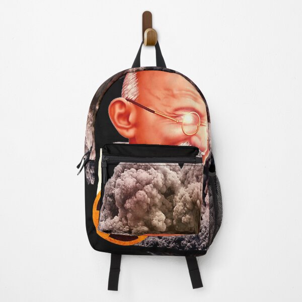 Item preview, Gandhi The Nuke Lover Nuclear Gandhi Black designed and sold by CaraFranecki.
