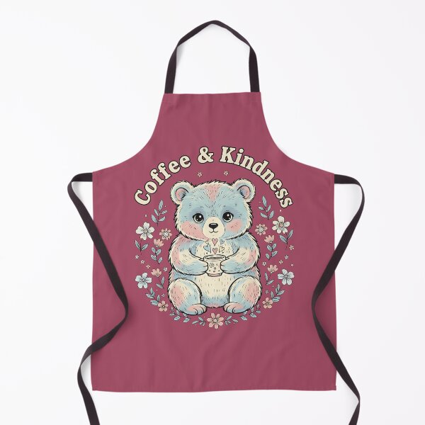 Item preview, Coffee & Kindness Pastel Bear Art designed and sold by BirdsnStuff.