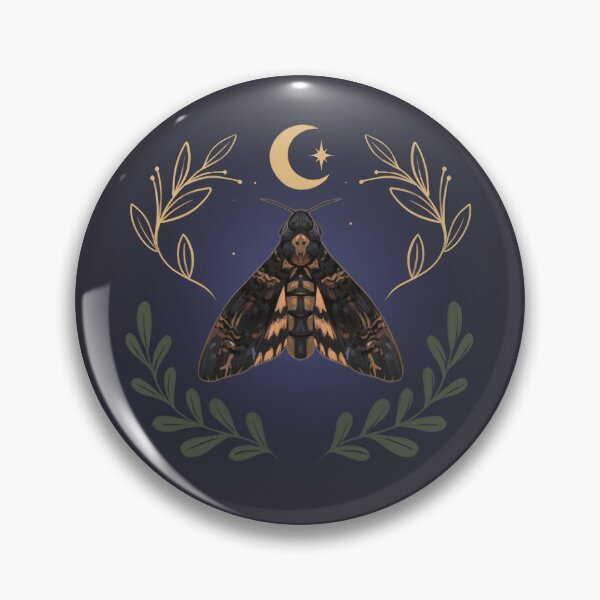 Item preview, Witchy Deaths Head Hawkmoth designed and sold by WerewolfWeekend.