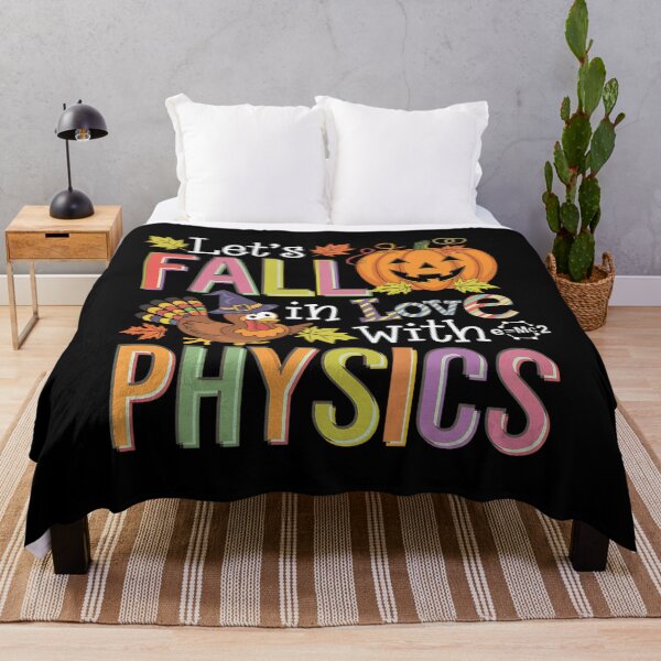 Aperçu de l'œuvre Tombons amoureux de la physique pour un professeur, cadeau de Thanksgiving créée et vendue par Designerdavion.