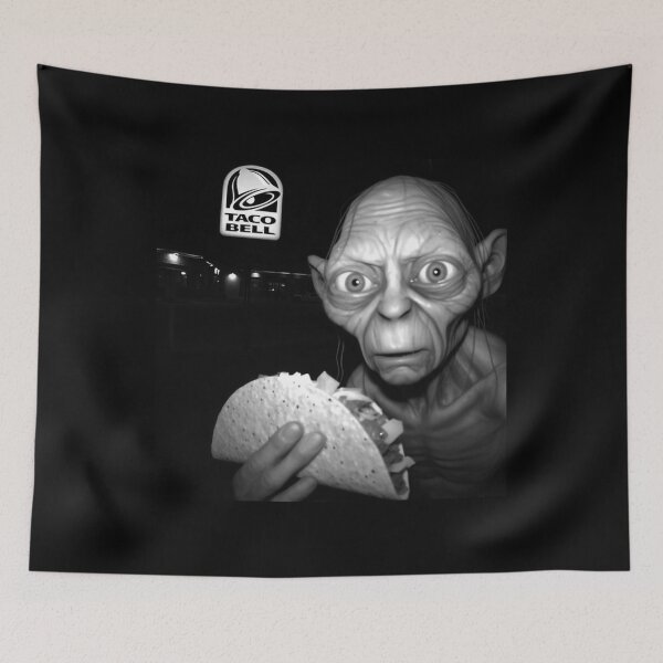Item preview, Gollum Taco Funny Dank Hobbit Meme designed and sold by OmarGomez8.