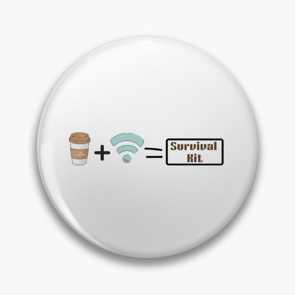 Item preview, Coffee and WiFi Survival Kit designed and sold by Sam-Designs-03.