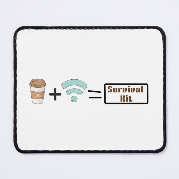 Item preview, Coffee and WiFi Survival Kit designed and sold by Sam-Designs-03.