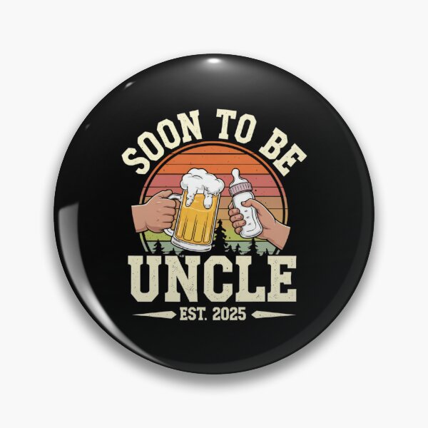 Item preview, Mens Soon To Be Uncle 2025 For New Uncle, Retro Pregnancy Announcement Gift designed and sold by Designerdavion.