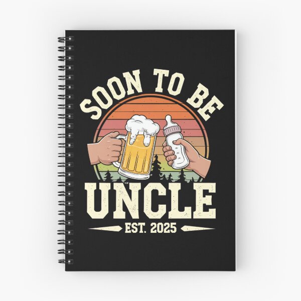 Item preview, Mens Soon To Be Uncle 2025 For New Uncle, Retro Pregnancy Announcement Gift designed and sold by Designerdavion.