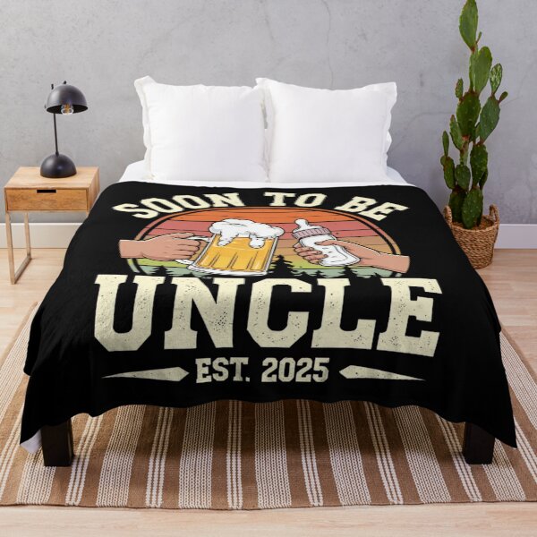 Item preview, Mens Soon To Be Uncle 2025 For New Uncle, Retro Pregnancy Announcement Gift designed and sold by Designerdavion.