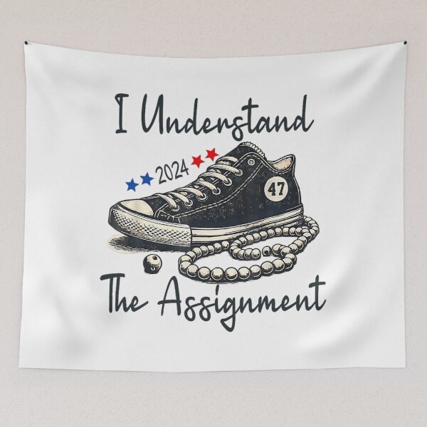 Item preview, I Understand The Assignment Chucks And Pearls 2024 For Election, Gift For Harris Fan designed and sold by Cruz-Saint.