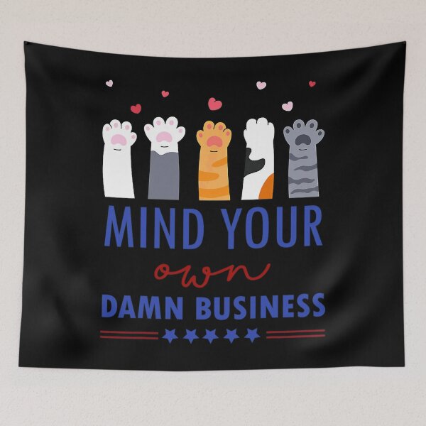 Item preview, Mind Your Own Damn Business For Harris Waltz Supporter, Gift For Election 2024 designed and sold by Designerdavion.