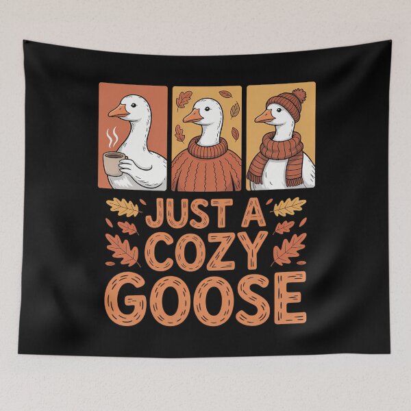 Item preview, Funny Fall Goose Autumn designed and sold by Sea4Adventures.