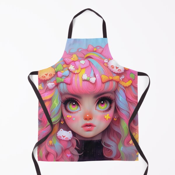 Item preview, Rainbow Decora Kawaii Anime Portrait designed and sold by bubblegoth.