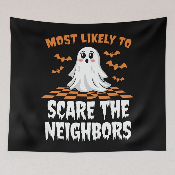 Item preview, Most Likely To Halloween Scare The Neighbors For Men, For Women, Family Matching Party For Halloween designed and sold by Designerdavion.