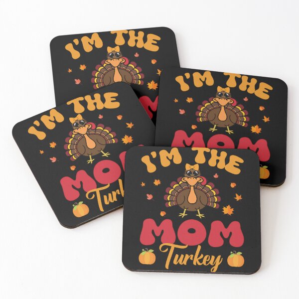 Item preview, I'M The Mom Turkey For Happy Thanksgiving 2024, Autumn Fall Gift designed and sold by Cruz-Saint.