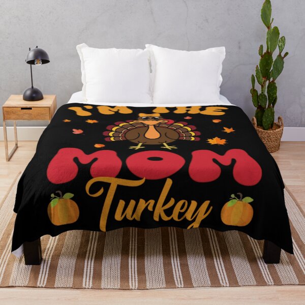 Item preview, I'M The Mom Turkey For Happy Thanksgiving 2024, Autumn Fall Gift designed and sold by Cruz-Saint.