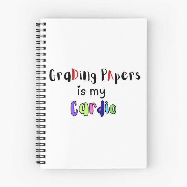 Item preview, Grading Papers Is My Cardio – Teacher Humor designed and sold by Sam-Designs-03.