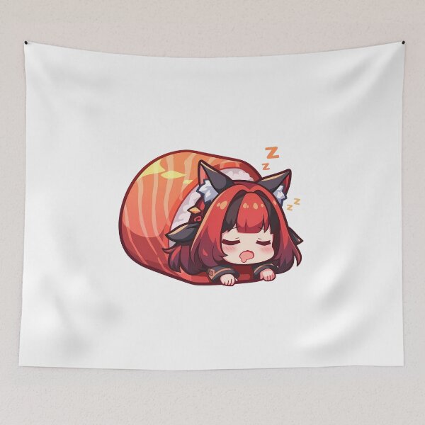 Item preview, Game Chibi Kawaii Nilou Genshin Impact Sushi Bliss designed and sold by TanglenRabbit.