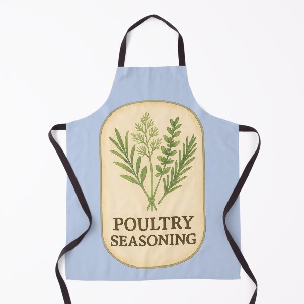 Item preview, Vintage Poultry Seasoning Herb Print designed and sold by PinUpPizzazz.
