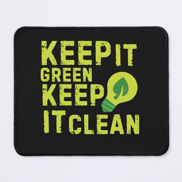 Item preview, Keep It Green Keep It Clean – Eco Friendly Design designed and sold by PureEarthStudio.