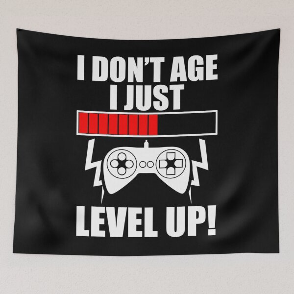 Item preview, Video Gamer I Don'T Age I Just Level Up designed and sold by NatEmard.