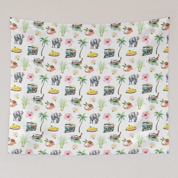 Item preview, Thailand holiday pattern designed and sold by design-by-highd.