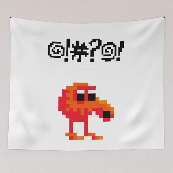 Item preview, Qbert Cursing After Failure. designed and sold by CaraFranecki.