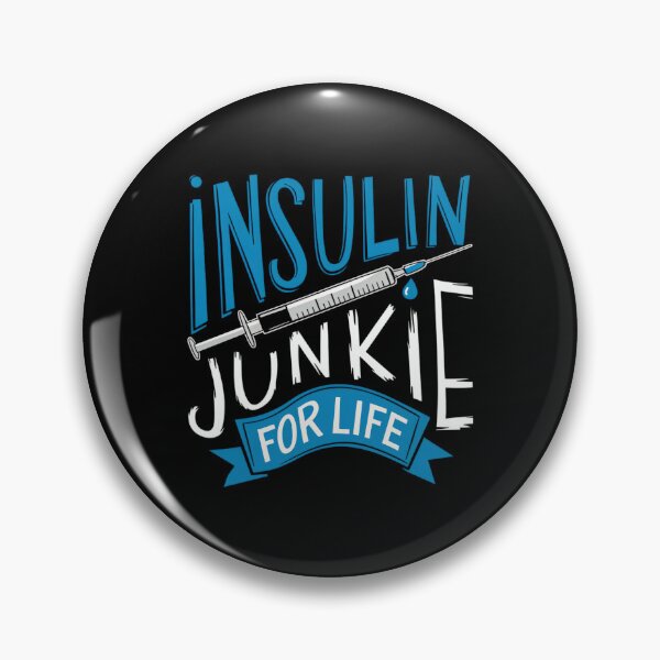 Item preview, Insulin Junkie For Life Cool For Men, For Women, Funny Diabetes Awareness Gift designed and sold by Cruz-Saint.