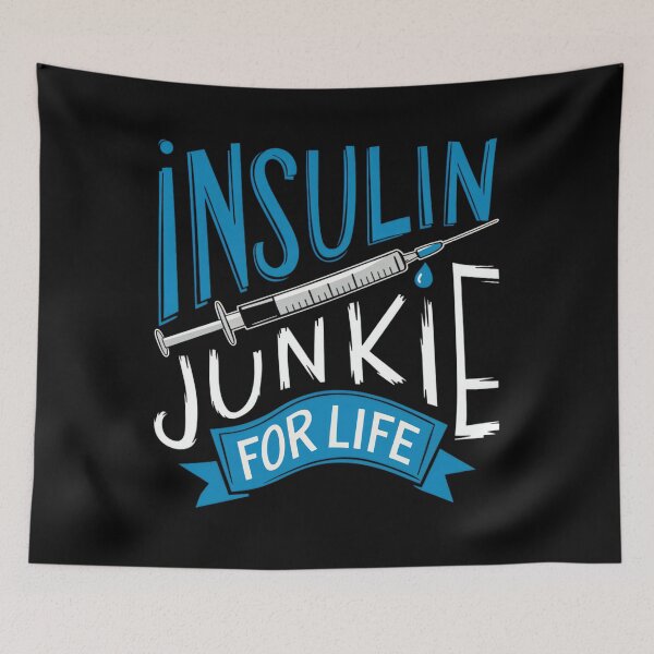 Item preview, Insulin Junkie For Life Cool For Men, For Women, Funny Diabetes Awareness Gift designed and sold by Cruz-Saint.