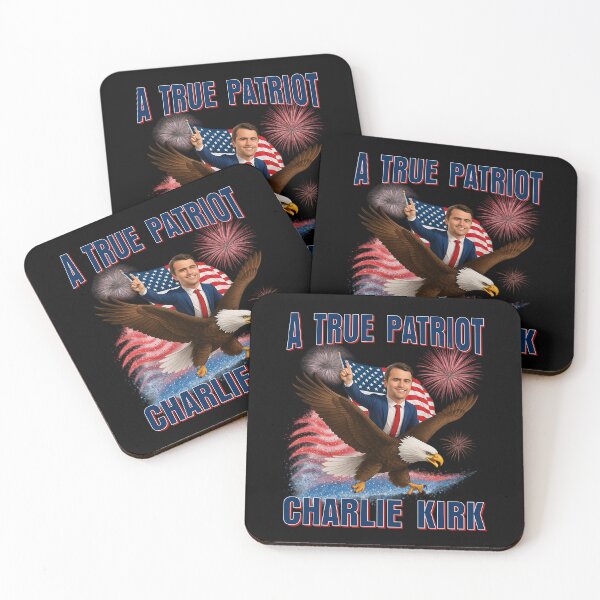 Item preview, Charlie Kirk A true Patriot American Eagle designed and sold by Ciarameliora.