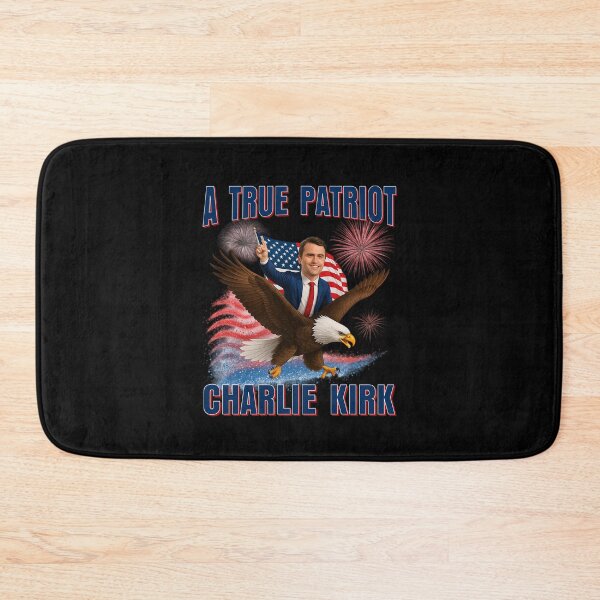 Item preview, Charlie Kirk A true Patriot American Eagle designed and sold by Ciarameliora.