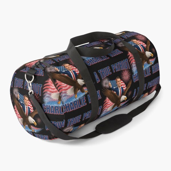 Item preview, Charlie Kirk A true Patriot American Eagle designed and sold by Ciarameliora.