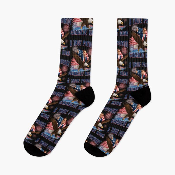 Item preview, Charlie Kirk A true Patriot American Eagle designed and sold by Ciarameliora.