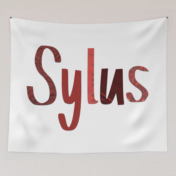 Item preview, Sylus Name Scrapbook Paper Style designed and sold by toowoosh.