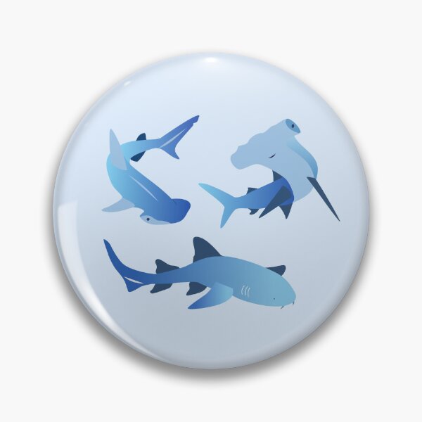 Item preview, Oceanic Sharks – Light Blue designed and sold by typewithjuliette.