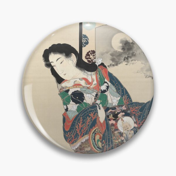Item preview, Hell Courtesan, 1871–89. Kawanabe Kyōsai (Japanese, 1831–1889) designed and sold by Vintage Designs +.