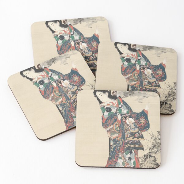 Item preview, Hell Courtesan, 1871–89. Kawanabe Kyōsai (Japanese, 1831–1889) designed and sold by Vintage Designs +.