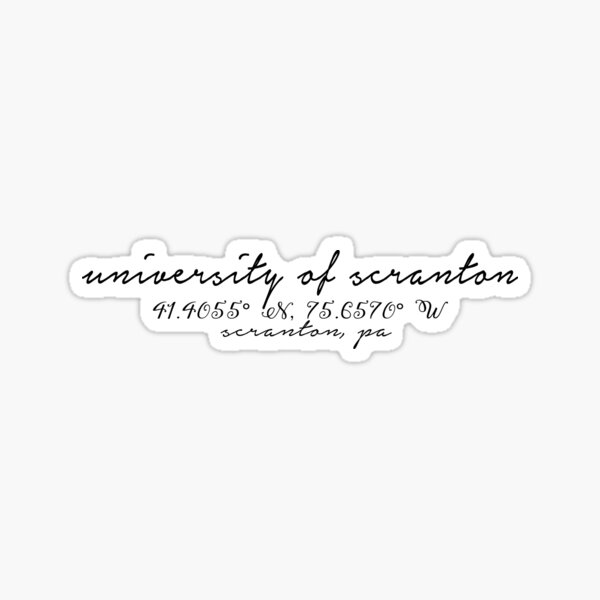University Of Scranton Stickers Redbubble
