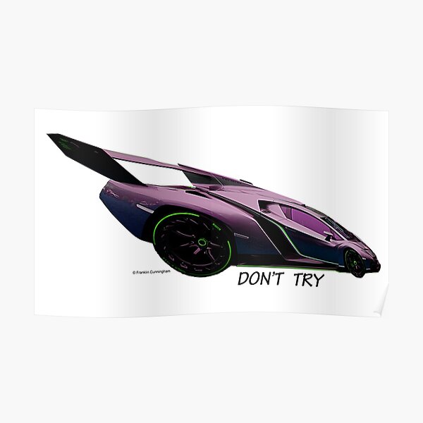 Imaginative Extreme Cars Art Poster