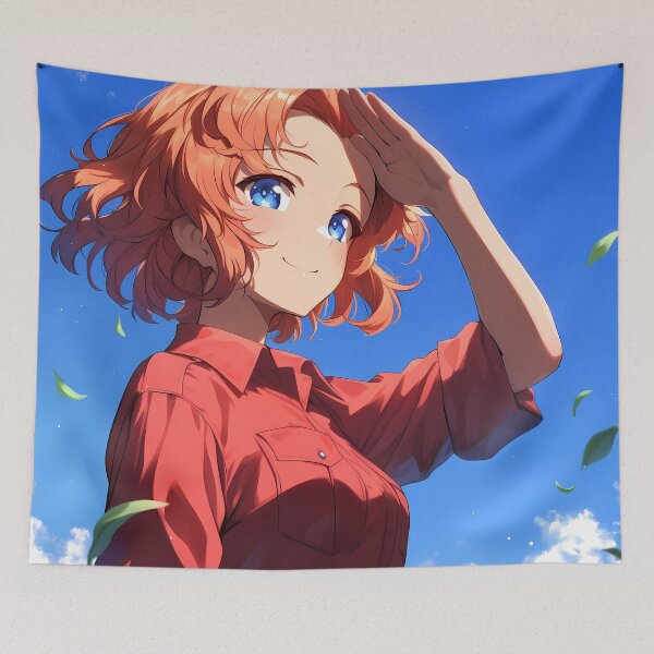 Item preview, Girls und Orange Pekoe Garupan Anime Bright Field Cheerful Summer Scene designed and sold by justnickthings.