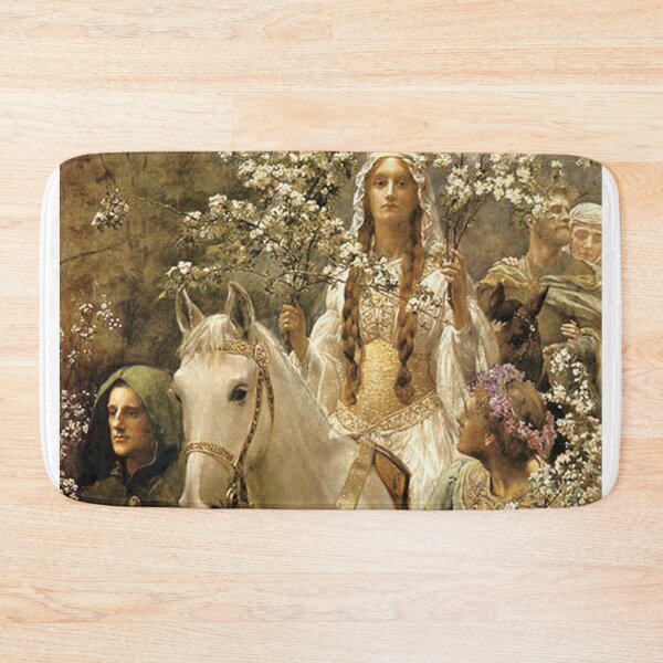Item preview, Queen Guinevres Maying - John Collier  designed and sold by Vintage Designs +.