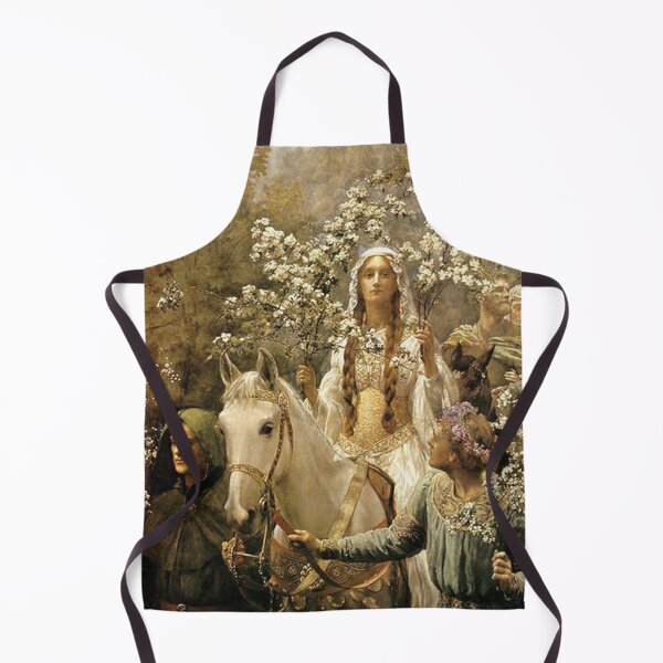 Item preview, Queen Guinevres Maying - John Collier  designed and sold by Vintage Designs +.