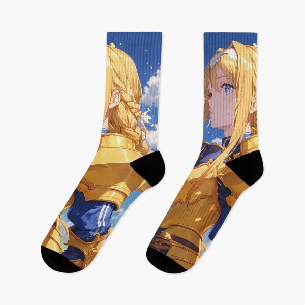 Item preview, Alice Zuberg Sword Art Online Anime Golden Armor Portrait designed and sold by justnickthings.