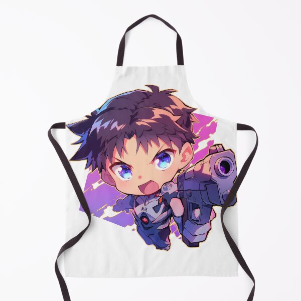 Artikelvorschau, Shinji Ikari Neon Genesis Evangelion Kawaii Chibi Anime entworfen und verkauft von justnickthings.