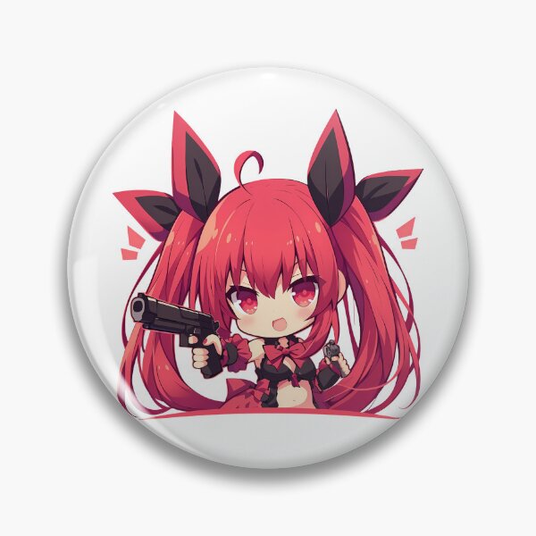 Artikelvorschau, Kotori Itsuka Date A Live Chibi Anime Gun entworfen und verkauft von justnickthings.