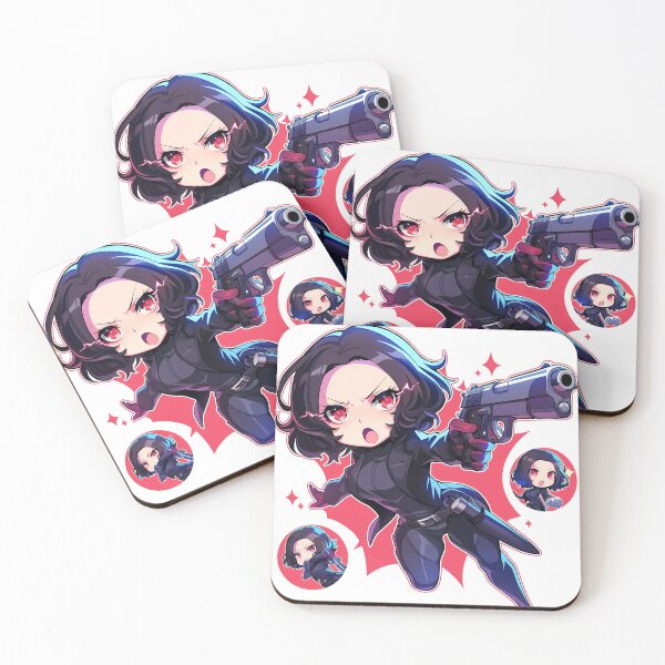 Item preview, Sae Niijima Persona 5 Chibi Game Anime Gun designed and sold by justnickthings.