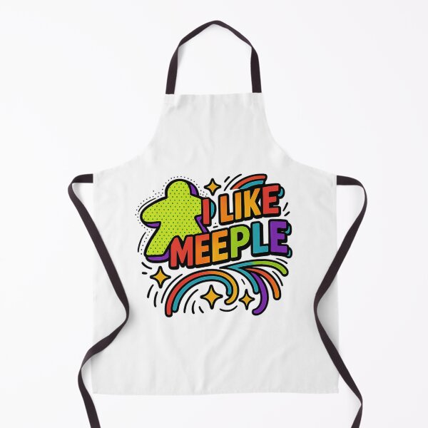 Item preview, I Like Meeple - Unisex T-Shirt For Board Gamers - Popart designed and sold by WhitneySchu.
