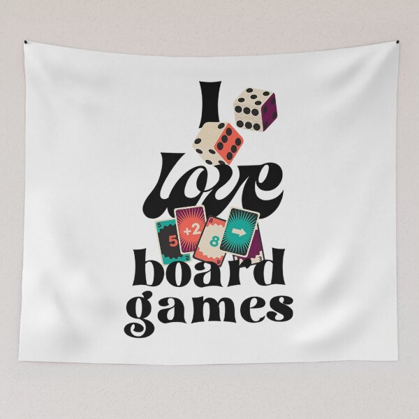 Item preview, I Love Board Games Souvenir designed and sold by WhitneySchu.